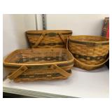 3 Longaberger Baskets