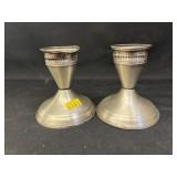 2 Sterling Weighted Candlesticks