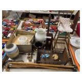 Doll Furniture, Canes, Porcelain Pitcher