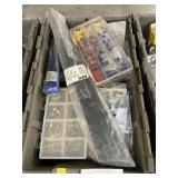 Storage Tote w/ Assorted Hardware