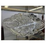Pattern Glass Platter
