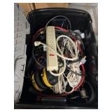 Storage Tote w/ Extension Cords