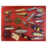 Pocket Knives w/ Bicycle License