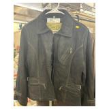 Size Medium Leather Ladies Coat