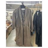 Size Medium Leather Ladies Coat