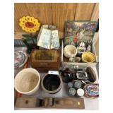 Molding Plane, Buttons, Planters & Storage Boxes