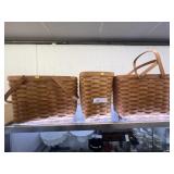 3 Longaberger Baskets