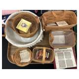Longaberger Baskets w/ Ornaments