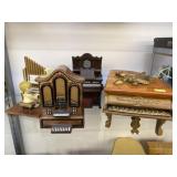 Piano Form Music Boxes & Figurine