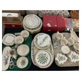 Large Grouping of Lenox Holiday Pattern Chinaware