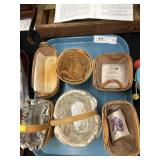 6 Miniature Longaberger Baskets