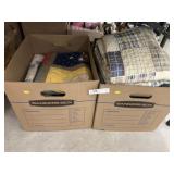 2 Boxes of Quilts & Comforters