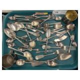 Assortment Plated Utensils w/ Mugs
