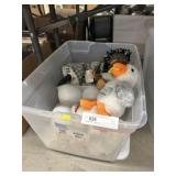 Storage Tote of Plush Toys