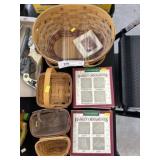 Longaberger Baskets w/ Ornaments