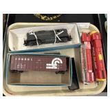 HO Scale Locomotive w/ Freight Cars