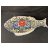 Hand Painted Polish Pottery Fish