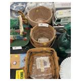 3 Longaberger Baskets