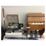 Toy Piano & Organ w/ Tape Player