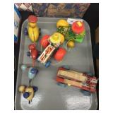 Vintage Fisher-Price Wooden Pull Toys