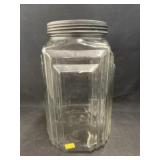 Necco Glass Candy Canister