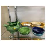 Fiestaware Gravy Boats w/ Bowls