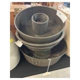 Grouping Tin Food Molds