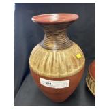 2 Contemporary Pottery Vases