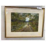 Framed Watercolor