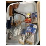Router Bits w/ Assorted Hand Tools