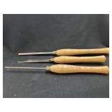 3 Robert Sorby Turning Tools