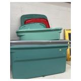 6 Storage Totes w/ Lids