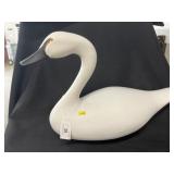 Carved Wood Swan