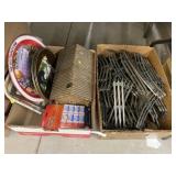 2 Boxes Train Track, Crafted Cabin, Serving Trays