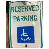 Aluminum Reflective Parking Sign