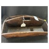 19th Century Wood Utensil Tray