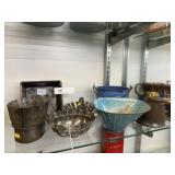 Enamelware w/ Vintage Tin Food Molds