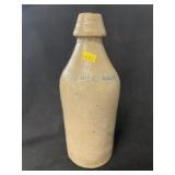 Stoneware Slip Decorated Bottle