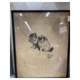 2 Framed Pencil Sketches
