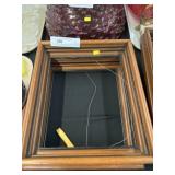 2 Deep Molded Walnut Frames
