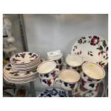 Ironstone Stick Spatter Dinnerware