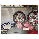 Stick Spatter Plates w/ Lustreware