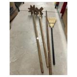 Fuel Gauge w/ Churn Handles & Broom