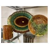 3 Pieces of Majolica