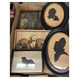 Silhouettes w/ Framed Prints