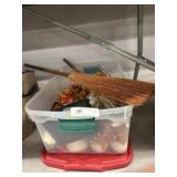 Storage Tote w/ Fall Decor