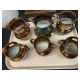 6 Lusterware Creamer Pitchers