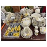 Mikasa Dinnerware w/ Utensils