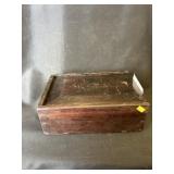 19th Century Slide Lid Candle Box
