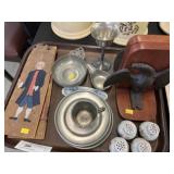 Pewter w/ Bookends & Shakers